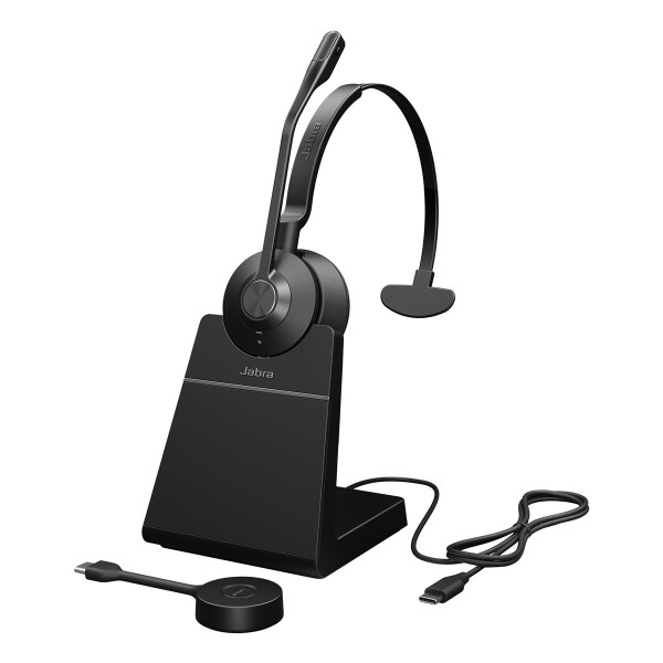 Jabra Engage 55 SE, Kabellos, 40 - 16000 Hz, Büro/Callcenter, 57 g, Kopfhörer, Schwarz