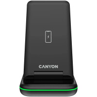 Canyon WS-304, Handy/Smartphone, USB Typ-C, Schwarz, Apple, 1,2 m, 9/12 V