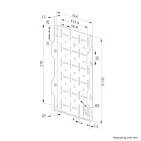 Neomounts AV-Hardware-Rack, AV-Rack, Wand, 10 kg, Schwarz, Stahl, 204 mm