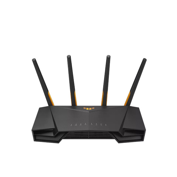 ASUS TUF Gaming AX3000 V2, Wi-Fi 6 (802.11ax), Dual-Band (2,4 GHz/5 GHz), Ethernet/LAN, Schwarz, Orange, Tabletop-Router