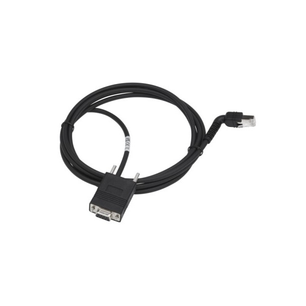 Zebra DS55 RS-232 Cable 7 ft w/Right Angle Connector