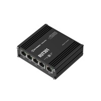 Teltonika RUT301 (EU) ethernet router, Router für Mobilfunknetz, Schwarz, Aluminium, Industriell, LAN, Leistung, Status, WAN, Schnelles Ethernet
