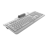 Cherry JK-A0400EU-0, Volle Größe (100%), Kabelgebunden, USB, Mechanischer Switch, QWERTZ, Grau