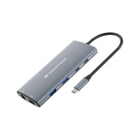 Conceptronic DONN06G 10-in-1 Usb 3.2 Gen 1 Dockingstation - HDMI - 100W PD - Usb-C 5Gbps x 2