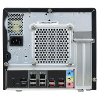 Shuttle XPC cube Barebone SH570R6 Plus - S1200, Intel H570, 1x PCIe X16, 1x PCIe X4, 2x M.2, 2xDP, 1xHDMI, 2x LAN, 1x 5.25", 2x 3.5", 500W PSU, Cube, PC Barebone, Intel H570, LGA 1200 (Socket H5), DDR4-SDRAM, 500 W