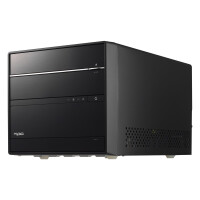 Shuttle XPC cube Barebone SH570R6 Plus - S1200, Intel H570, 1x PCIe X16, 1x PCIe X4, 2x M.2, 2xDP, 1xHDMI, 2x LAN, 1x 5.25", 2x 3.5", 500W PSU, Cube, PC Barebone, Intel H570, LGA 1200 (Socket H5), DDR4-SDRAM, 500 W