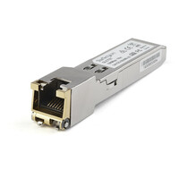 StarTech.com Juniper SFP-1GE-T kompatibles SFP Transceiver-Modul – 1000BASE-T - Kupfer - 1000 Mbit/s - SFP - 1000BASE - Silber - 4655371 h