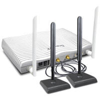 Draytek Vigor 2866L, Wi-Fi 5 (802.11ac), Dual-Band (2,4 GHz/5 GHz), Eingebauter Ethernet-Anschluss, 4G, Weiß, Tragbarer Router