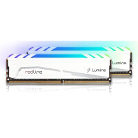 Mushkin Redline Lumina, 64 GB, 2 x 32 GB, DDR4, 3600 MHz, 288-pin DIMM, Weiß