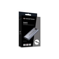 Conceptronic SSD Gehäuse M-Key M.2 ->M/B+M-Key USB3.2 10Gb/s - HDD-Wechselrahmen - USB 3.0