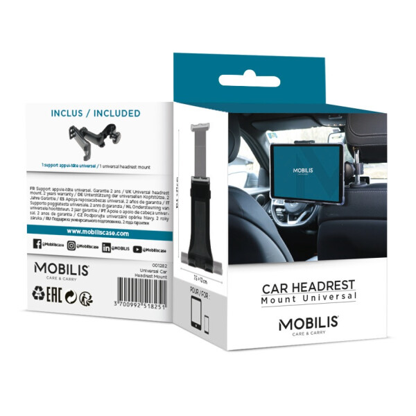 Mobilis U.FIX, Handy/Smartphone, Tablet/UMPC, Aktive Halterung, Auto, Schwarz