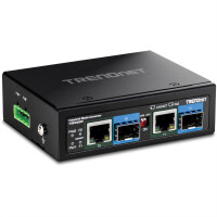 TRENDnet TI-BF22SFP Medien Konverter 2-Port Industrial...