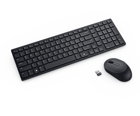 Dell Silent Keyboard and Mouse km555 Tastatur-und-Maus-Set - Tastatur - 4.020 dpi