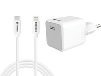 SANDBERG USB-C AC Charger 20W+Lightning 1M