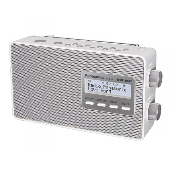 Panasonic RF-D10, Persönlich, Digital, DAB, DAB+, FM, 87,5 - 108 MHz, 2 W, Flach