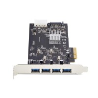StarTech.com 4-Port USB-A PCIe Card USB 3.2 - USB-Controller - PCI
