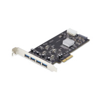 StarTech.com 4-Port USB PCIe Karte, USB 3.2 5Gbps, PCI...