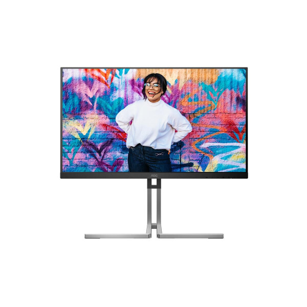 AOC Q27U3CV, 68,6 cm (27"), 2560 x 1440 Pixel, 4K Ultra HD, LCD, 4 ms, Schwarz