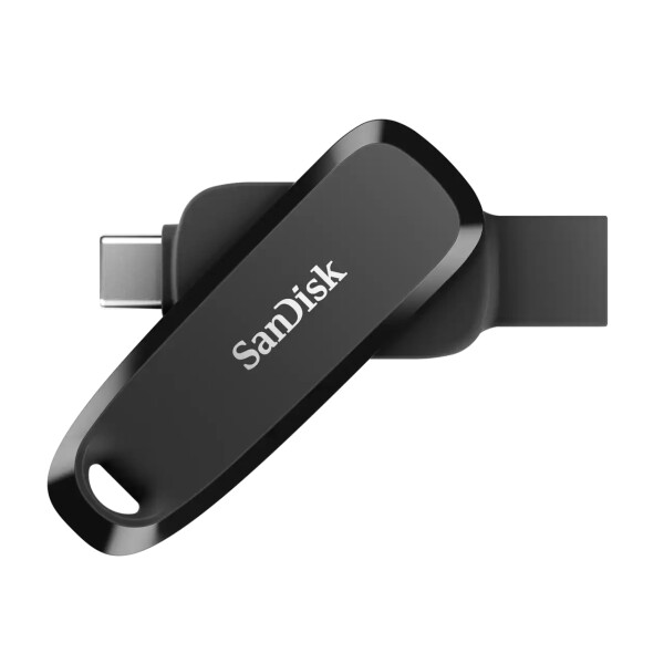 SanDisk SDDDC6-128G-G46, 128 GB, USB Typ-C, 3.2 Gen 1 (3.1 Gen 1), 100 MB/s, Drehring, Schwarz