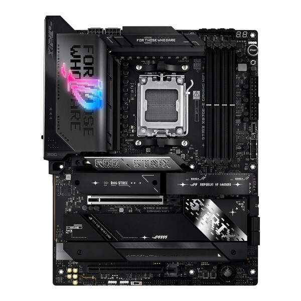 ASUS ROG STRIX X870E-E GAMING WIFI, AMD, Sockel AM5, Sockel AM5, DDR5-SDRAM, 192 GB, DIMM