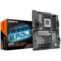 Gigabyte X870 EAGLE WIFI7 Motherboard - Unterstützt AMD Ryzen 9000 CPUs, 14+2+2 Phasen VRM, bis zu 8000MHz DDR5 (OC), 4xPCIe 5.0 + 3xM.2, Wi-Fi 7, 2.5GbE LAN, USB 3.2 Gen 2x2, AMD, Sockel AM5, AMD Ryzen™ 7, Sockel AM5, 256 GB, DDR5-SDRAM
