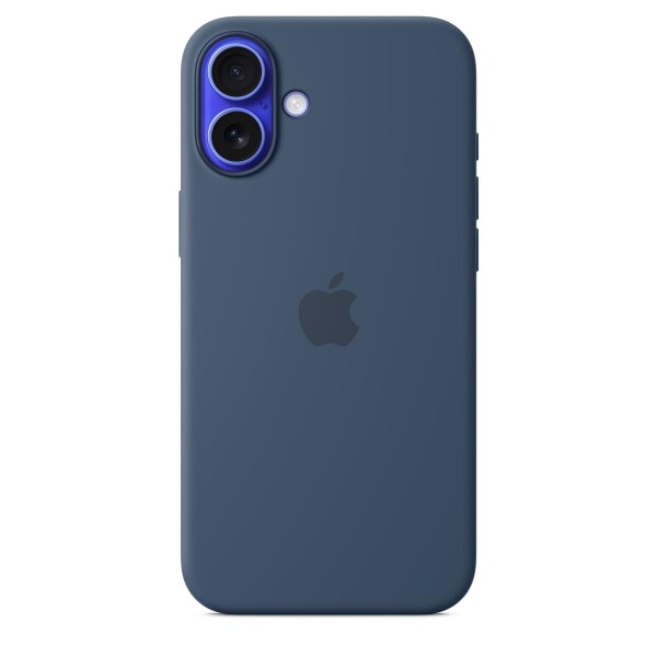Apple iPhone 16 Plus Silikon Case mit MagSafe Denim