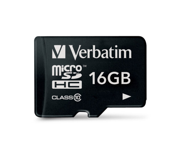 Verbatim Premium - 16 GB - MicroSDHC - Klasse 10 - 10 MB/s - 10 MB/s - Schwarz
