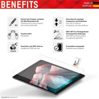 DISPLEX Tablet Glass (9H) für Samsung Galaxy Tab S6 Lite - Eco-Montagerahmen L-Form - unzerbrechlich - ultra-dünn - unsichtbar - 26,4 cm (10.4") - 9H - Gehärtetes Glas - 145 g - 1 Stück(e)