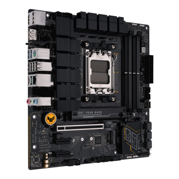 ASUS TUF GAMING B650M-E, AMD, Buchse AM5, AMD Ryzen 5 7th gen, AMD Ryzen 7 7th Gen, AMD Ryzen 9 7th Gen, Buchse AM5, DDR5-SDRAM, 128 GB