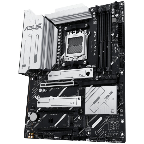 ASUS PRIME X870-P, AMD, Sockel AM5, AMD Ryzen™ 3, AMD Ryzen™ 5, AMD Ryzen™ 7, AMD Ryzen 9 7th Gen, AMD Ryzen 9 8th Gen, AMD..., Sockel AM5, DDR5-SDRAM, 192 GB