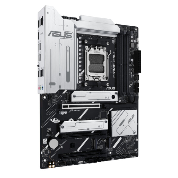 ASUS PRIME X870-P, AMD, Sockel AM5, AMD Ryzen™ 3, AMD Ryzen™ 5, AMD Ryzen™ 7, AMD Ryzen 9 7th Gen, AMD Ryzen 9 8th Gen, AMD..., Sockel AM5, DDR5-SDRAM, 192 GB