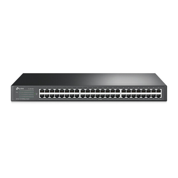 TP-LINK TL-SF1048, Unmanaged, Fast Ethernet (10/100), Rack-Einbau, 1U