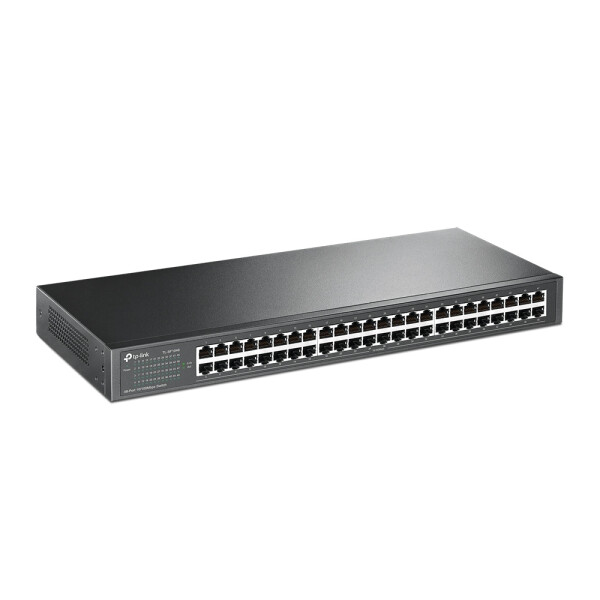 TP-LINK TL-SF1048, Unmanaged, Fast Ethernet (10/100), Rack-Einbau, 1U