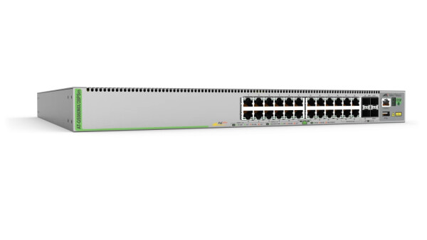 Allied Telesis AT-GS980MX/28PSM-50 - Managed - L3 - Gigabit Ethernet (10/100/1000) - Power over Ethernet (PoE) - Rack-Einbau - 1U