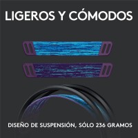 Logitech g G535 Lightspeed Wireless Gaming Headset - Headset - 7.1