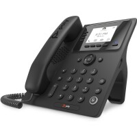 Poly CCX 350 Business-Medientelefon für Microsoft Teams und PoE-fähig - IP-Telefon - Schwarz - Kabelgebundenes Mobilteil - LCD - 7,11 cm (2.8") - 640 x 480 Pixel