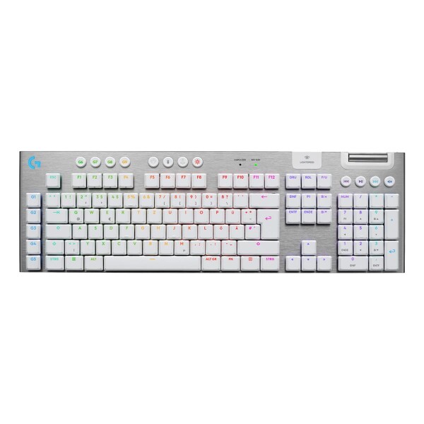 Logitech Gaming Keyboard G915 X LIGHTSPEED Weiß - QWERTZ 920-012686 - LOGITECH G915 X LIGHTSPEED - Wireless