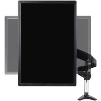 StarTech.com Tisch Monitorhalterung für einen VESA Monitor bis zu 32 Zoll oder 49 Zoll Ultrawide (8kg) - Flexibel/Schwenkbar & Höhenverstelbar - C-Klemme/Tülle - VESA Bildschirm 100x100, Klemme, 8 kg, 81,3 cm (32"), 124,5 cm (49"), 100 x 100 mm, Schwarz