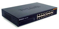 D-Link DES 1016D - Switch - 0,1 Gbps - 16-Port 1 HE - USB Rack-Modul