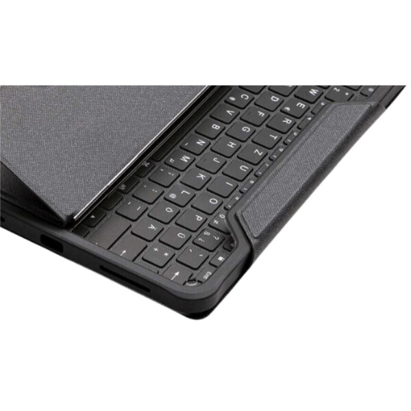 DEQSTER Rugged Touch Keyboard Folio - mit Trackpad für iPad 10.9" (10. Gen.) - Bluetooth - QWERTZ Layout - robust, stabil, langlebig, Tastatur, Stifhalterung