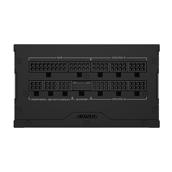 Gigabyte AORUS ELITE P1000W ICE Netzteil - PCIe 5.0, 80 PLUS Platinum, Vollmodulares Design, 120mm Lüfter, ATX 3.0-kompatibel, EU-Stecker, 1000 W, 100 - 240 V, 50/60 Hz, 15 - 6.5 A, Aktiv, 125 W