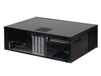 SilverStone SST-GD04B, HTPC, PC, Schwarz, DTX, micro ATX, Mini-ITX, Aluminium, SECC, 1x 120 mm, 2x 120 mm
