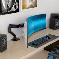 Ergotron HX Arm With Very Heavy Duty Pivot Desk M