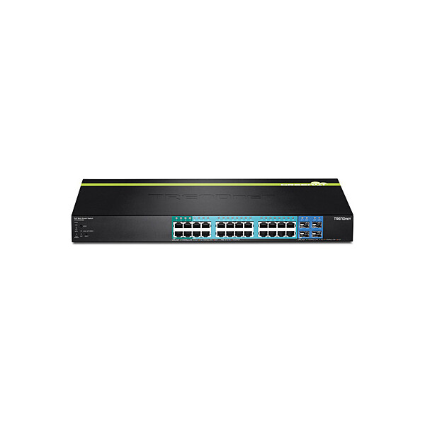 TRENDnet TPE-2840WS, Managed, Gigabit Ethernet (10/100/1000), Vollduplex, Power over Ethernet (PoE), Rack-Einbau, 1U