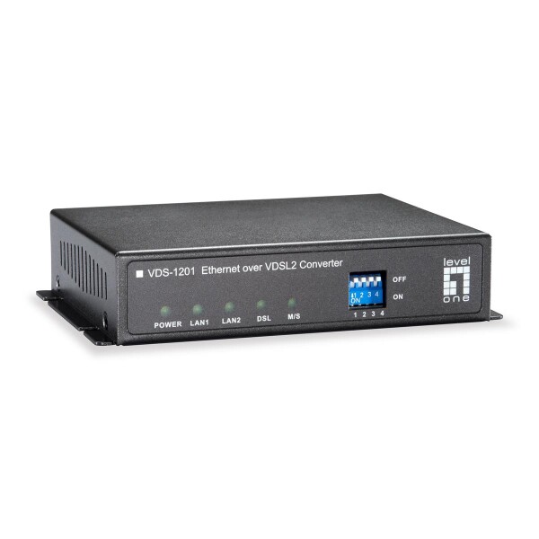 LevelOne VDS-1201 - 100 Mbit/s - IEEE 802.3 - IEEE 802.3u - Voll - Halb - Kabelgebunden - 300 m - DSL - LAN - Leistung
