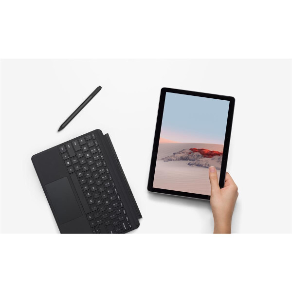 Microsoft Surface Go Type Cover, QWERTY, UK International, Trackpad, 1 mm, Microsoft, Surface Go 1/2