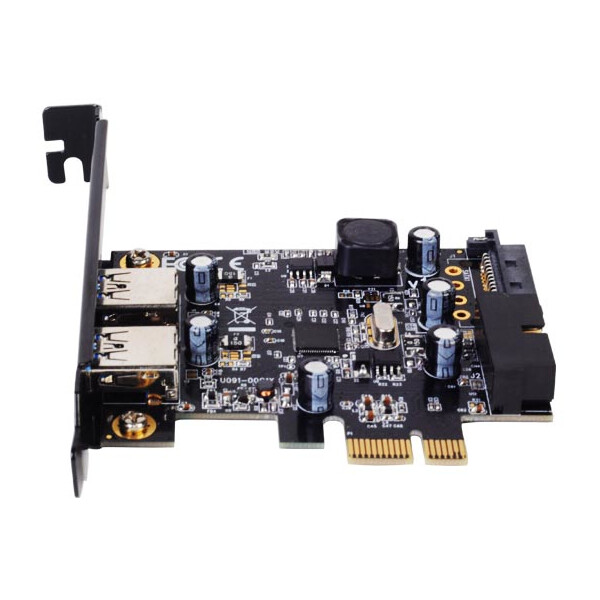 SilverStone EC04-E, PCIe, USB 3.2 Gen 1 (3.1 Gen 1), Schwarz, 5 Gbit/s, Windows 7 Home Basic, Windows 7 Home Basic x64, Windows 7 Home Premium, Windows 7 Home Premium...