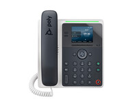 Poly Edge E100 IP Telefon und PoE-fähig - IP-Telefon - Schwarz - Kabelgebundenes Mobilteil - IPS - 7,11 cm (2.8") - 320 x 240 Pixel