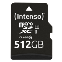 Intenso microSD 512GB UHS-I Perf CL10| Performance - 512...