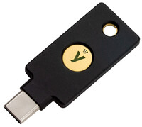 YUBICO YubiKey 5C NFC, Schwarz, 4096-bit RSA, 2048-bit...